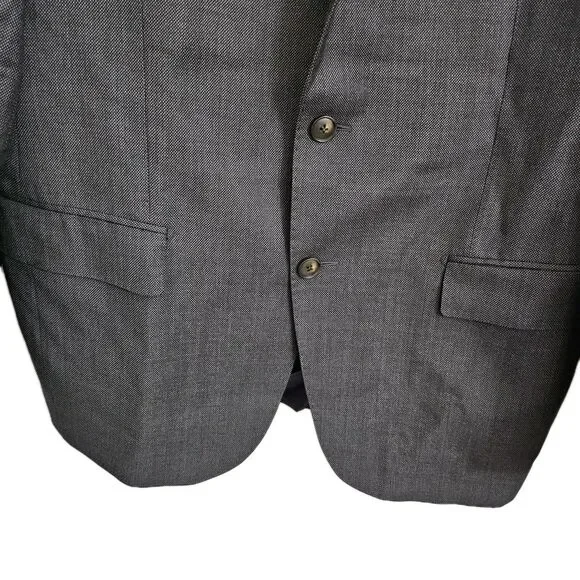 SUITSUPPLY Blazer Mens 42 Gray Sienna Single Breasted Suit Jacket Pure Wool Coat